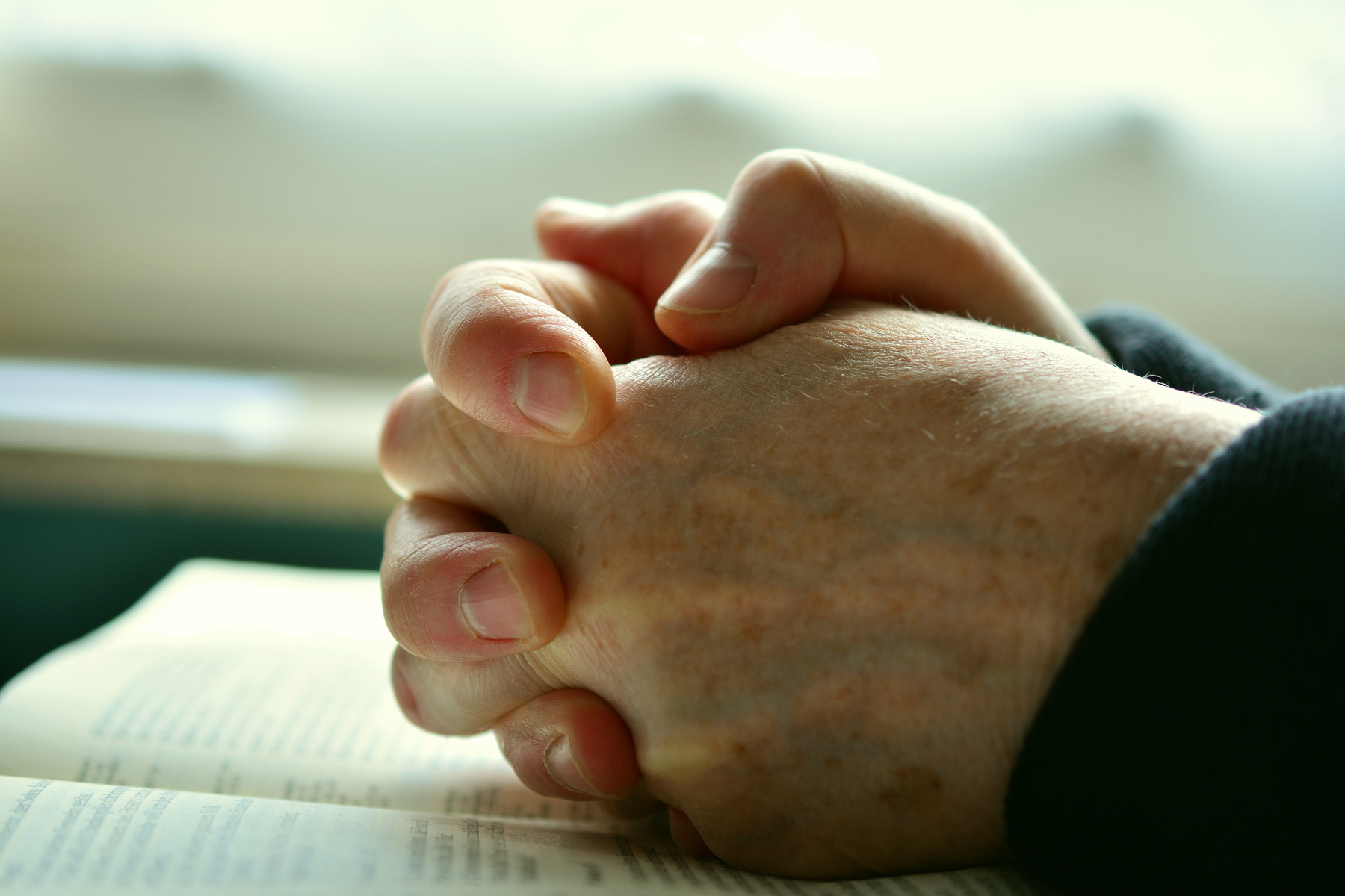 Closeup of Praying Hands
